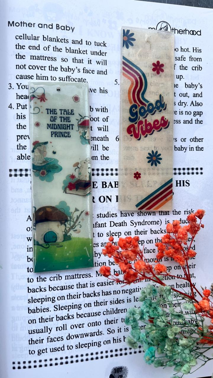 Colorful Resin Bookmark for Books, Journals & Stationery Lovers combo offer